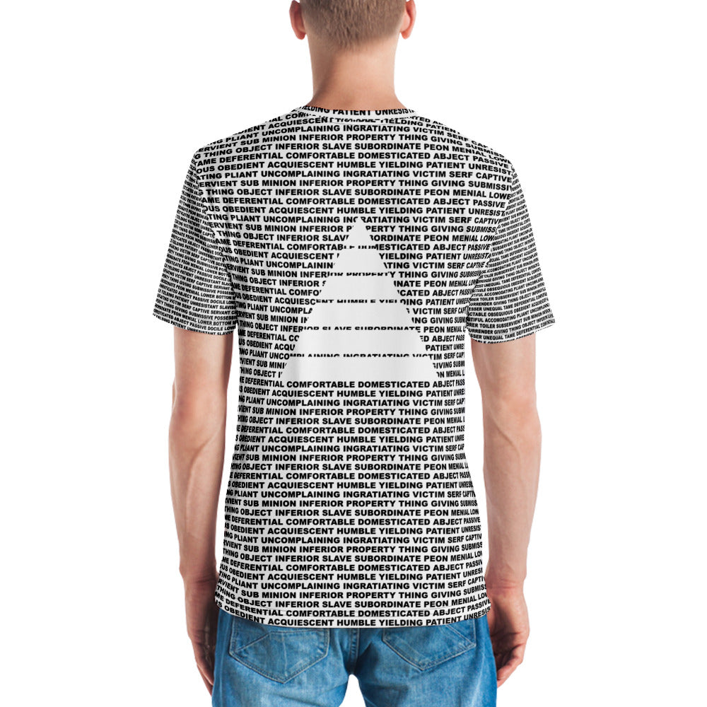 TOTAL FAGGOT - WHITE Men's T-shirt