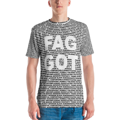 TOTAL FAGGOT - WHITE Men's T-shirt