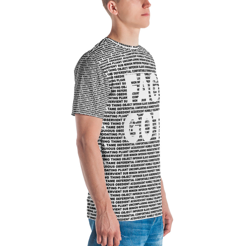 TOTAL FAGGOT - WHITE Men's T-shirt