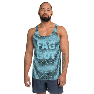 Total Faggot - Sea Foam Tank Top