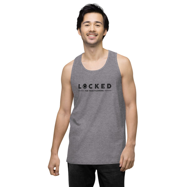 LOCKED for your pleasure Chastity Celebration Men’s premium tank top