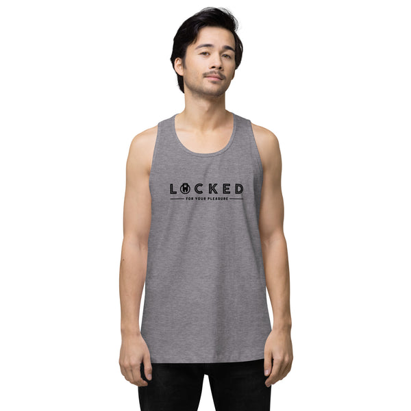 LOCKED for your pleasure Chastity Celebration Men’s premium tank top