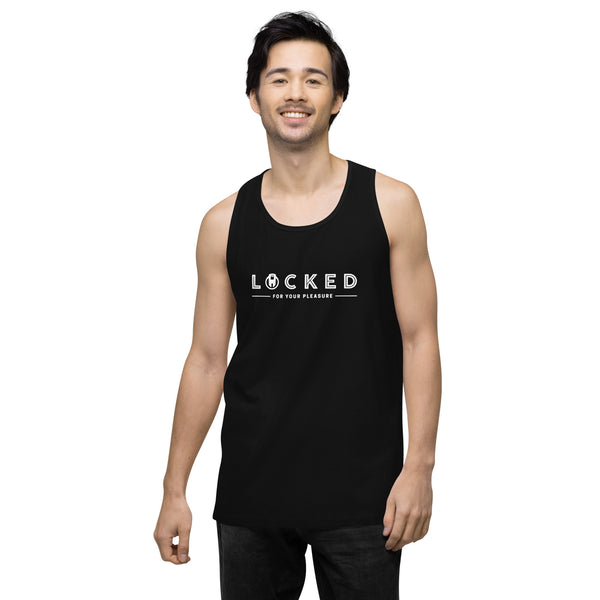 LOCKED for your pleasure Chastity Celebration Men’s premium tank top