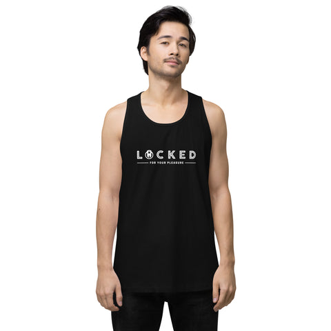 LOCKED for your pleasure Chastity Celebration Men’s premium tank top