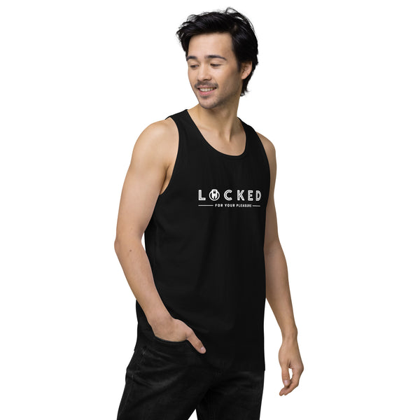 LOCKED for your pleasure Chastity Celebration Men’s premium tank top