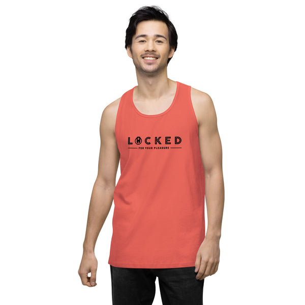 LOCKED for your pleasure Chastity Celebration Men’s premium tank top