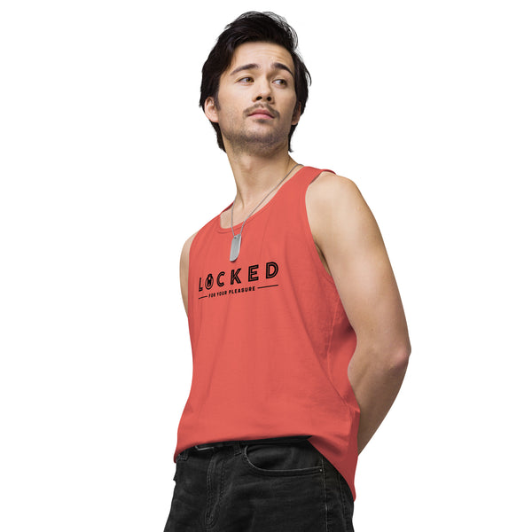 LOCKED for your pleasure Chastity Celebration Men’s premium tank top