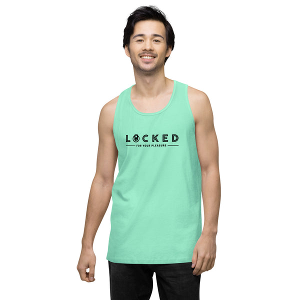 LOCKED for your pleasure Chastity Celebration Men’s premium tank top