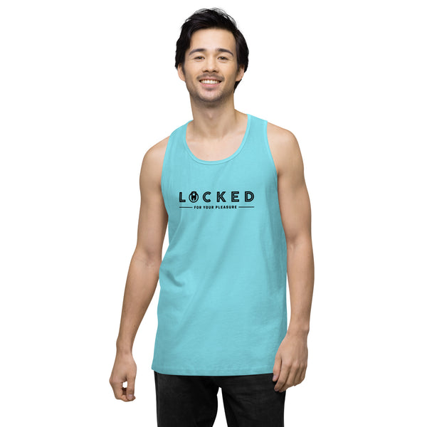 LOCKED for your pleasure Chastity Celebration Men’s premium tank top