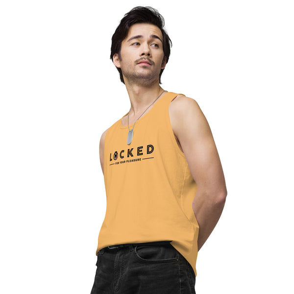 LOCKED for your pleasure Chastity Celebration Men’s premium tank top