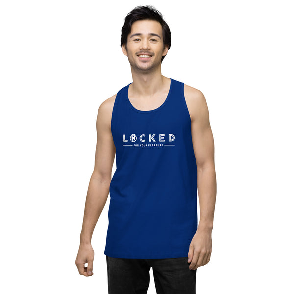 LOCKED for your pleasure Chastity Celebration Men’s premium tank top