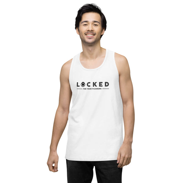 LOCKED for your pleasure Chastity Celebration Men’s premium tank top