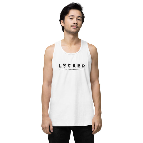 LOCKED for your pleasure Chastity Celebration Men’s premium tank top