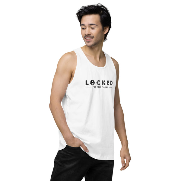 LOCKED for your pleasure Chastity Celebration Men’s premium tank top