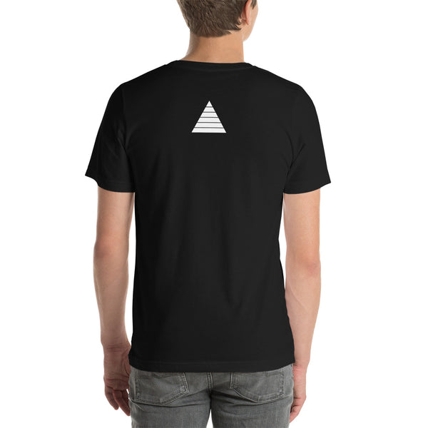 Worship symbol (white) Unisex t-shirt