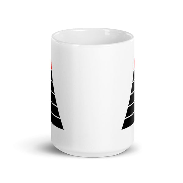 Hierarchy Levels APEX ALPHA White glossy mug